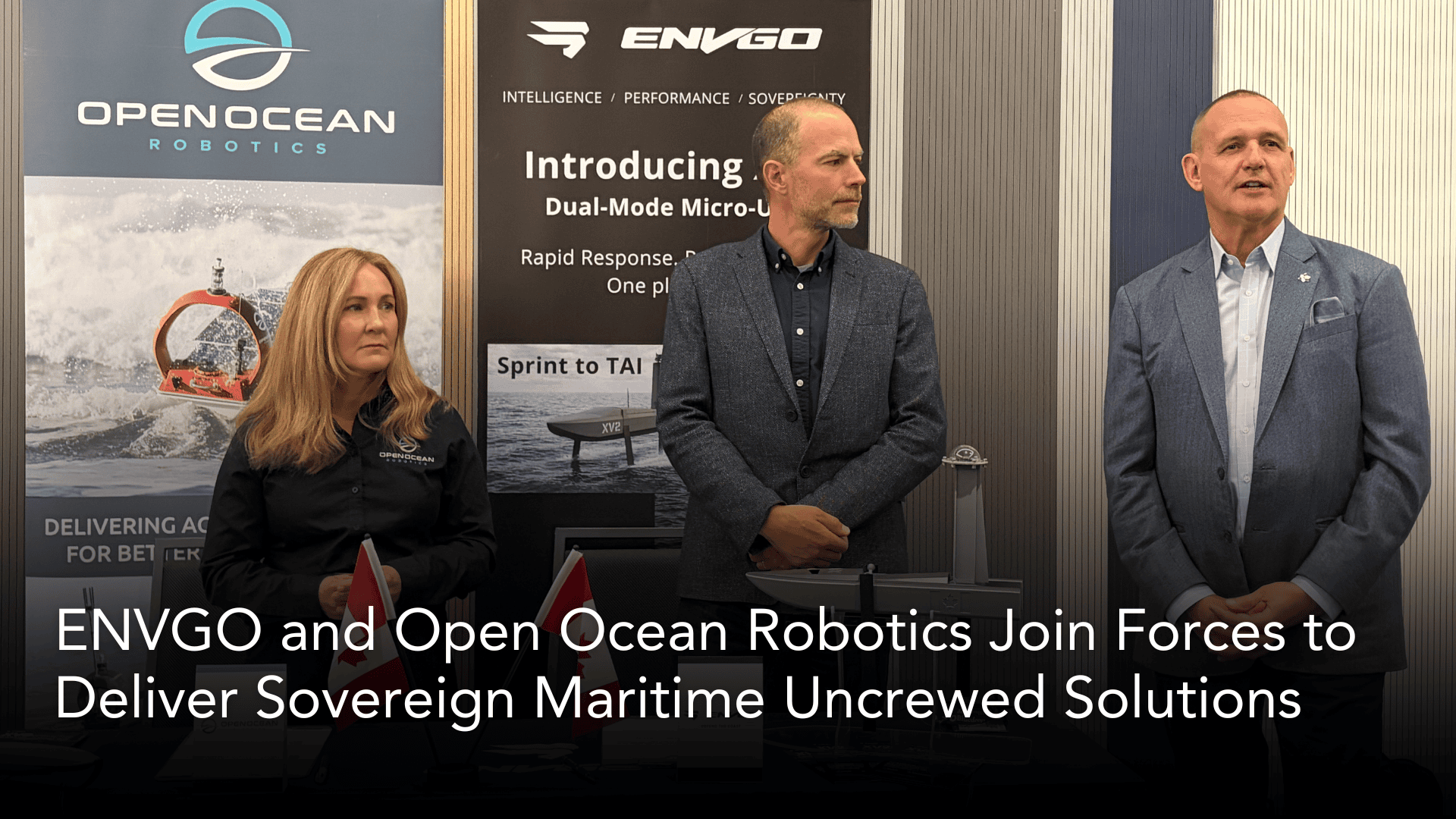 ENVGO and Open Ocean Robotics Join Forces to Deliver Sovereign Maritime Uncrewed Solutions