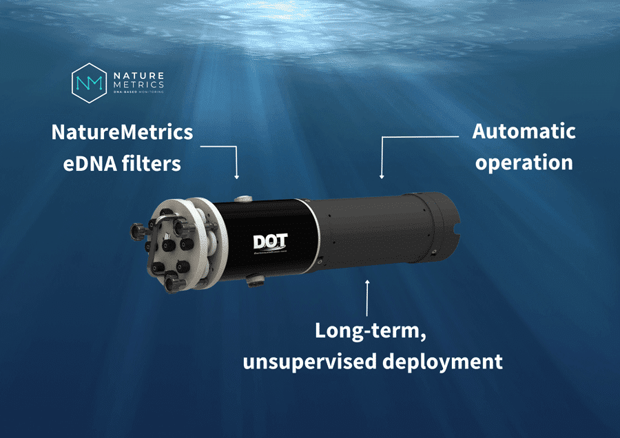 NatureMetrics and Dartmouth Ocean Technologies partner to provide autonomous marine eDNA sampling technologies for biodiversity measurements at scale