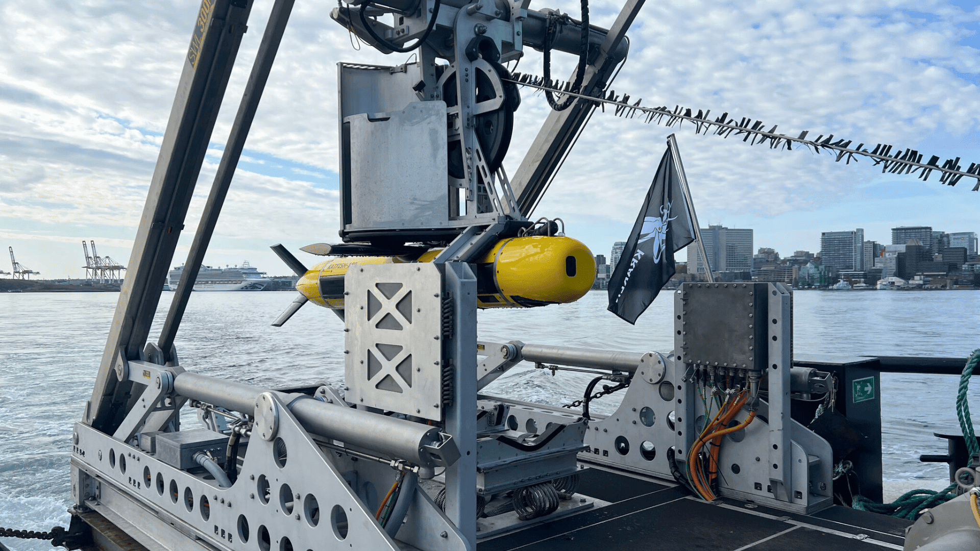 Kraken Robotics Demonstrates New KATFISH Autonomous Launch and Recovery System to Navy Customers